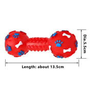 Rubber Chewing Toy with Squeaky Sound - Tough & Fun