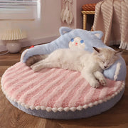 Comfortable Pet Bed - Premium Plush Cushion