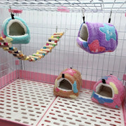 Soft & Warm Birds Hammock - Plush Hanging Bed