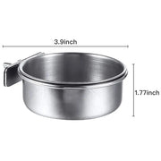 Stainless Steel Feeding Bowl - Hygienic Bird Dish