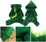 Plush Dinosaur Costume - Prehistoric Pet Fun