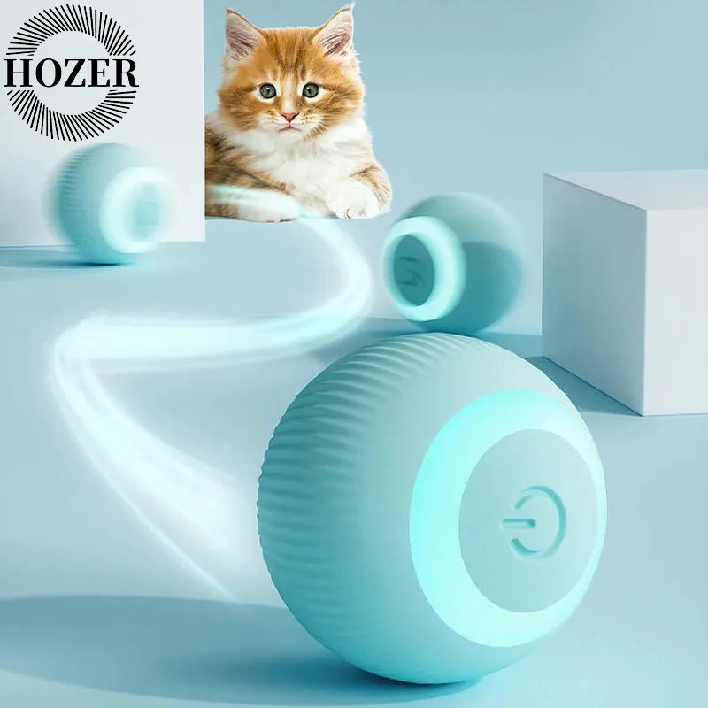 Electric Cat Ball Toys - Self-Rolling Interactive Play