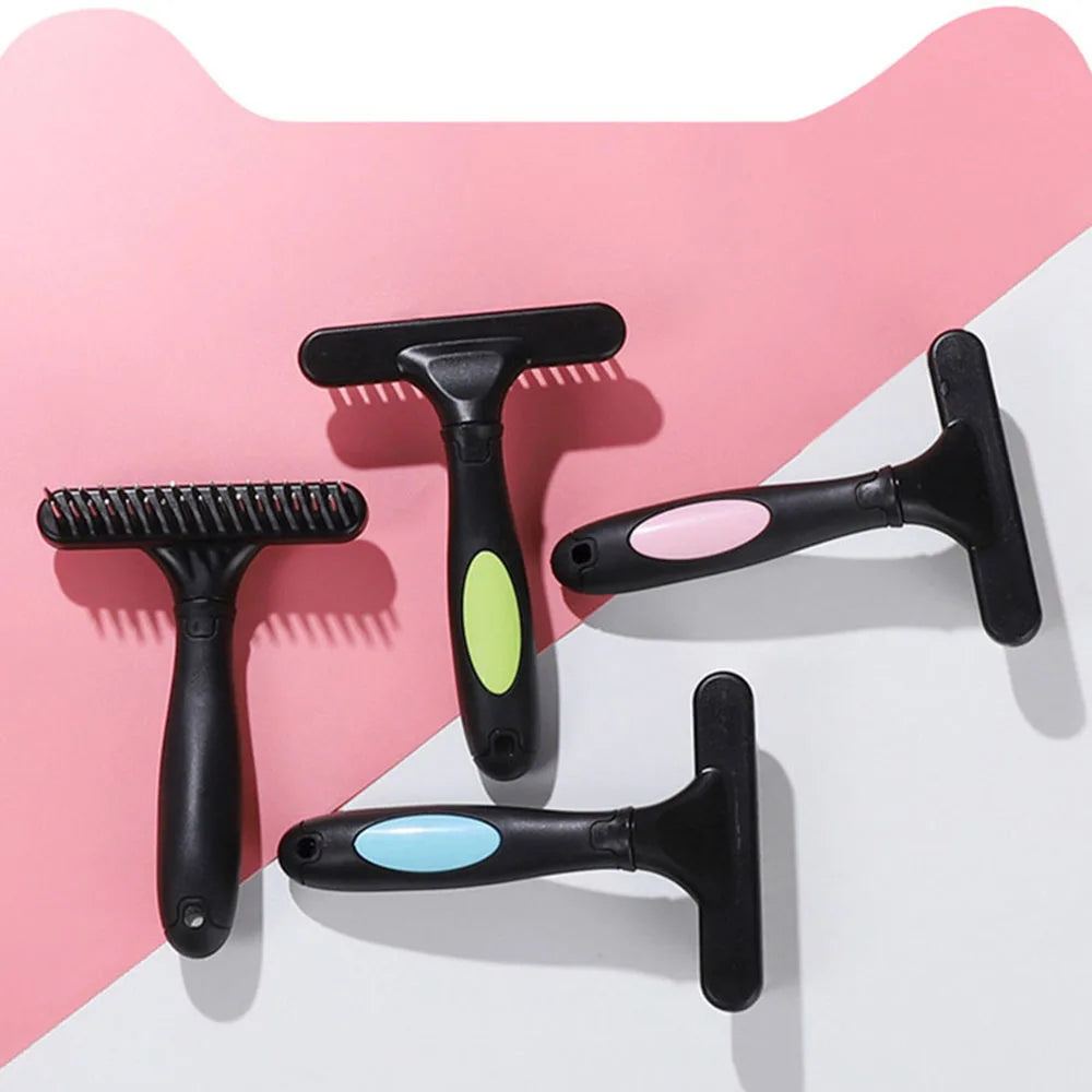 Double Row Deshedding Brush - Professional Grooming Tool