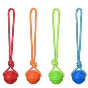 Interactive Rubber Ball - Treat Dispensing Toy