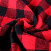 Classic Red Black Plaid Bandana - Timeless Pet Accessory