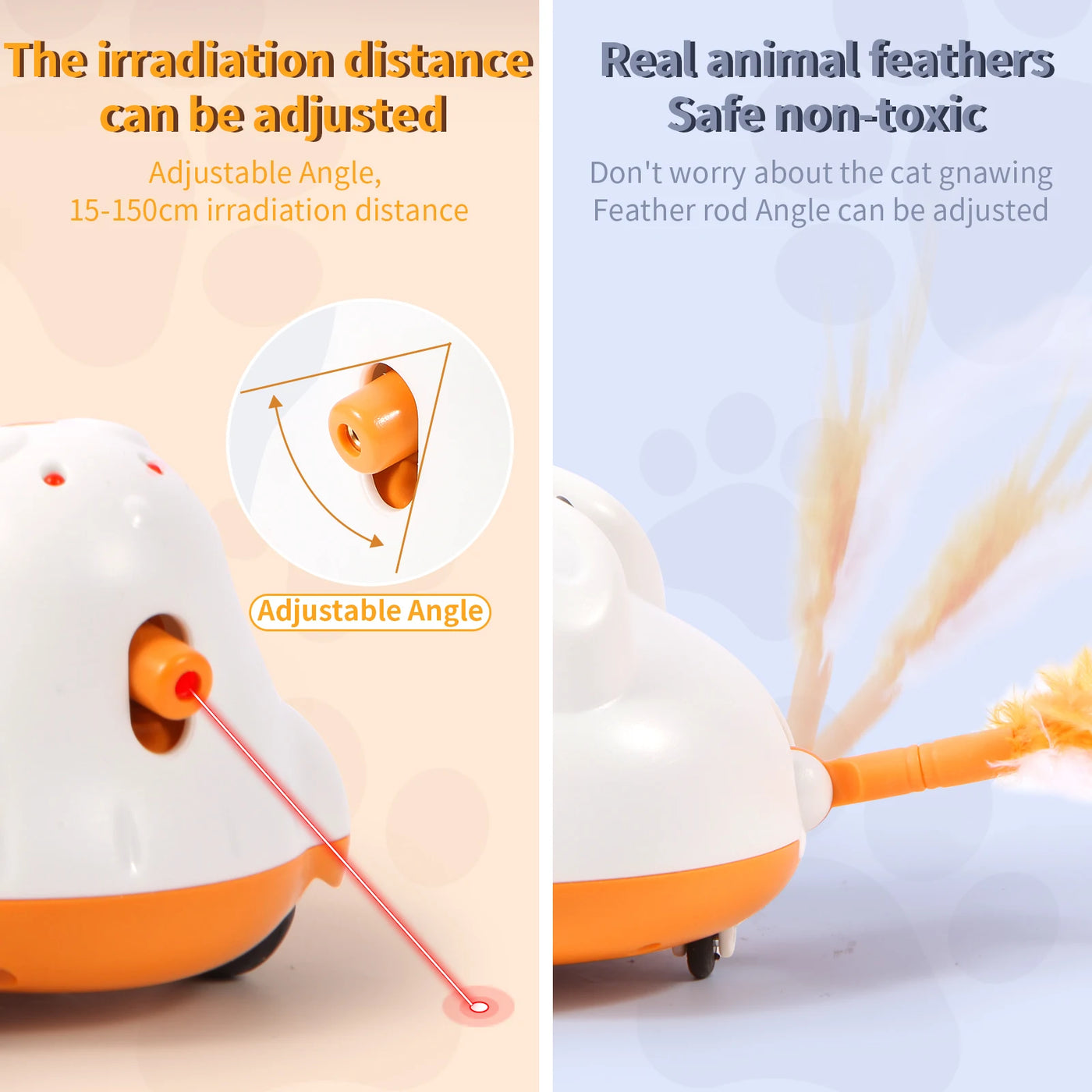 Automatic Sensor Cat Toy - Motion-Activated Play
