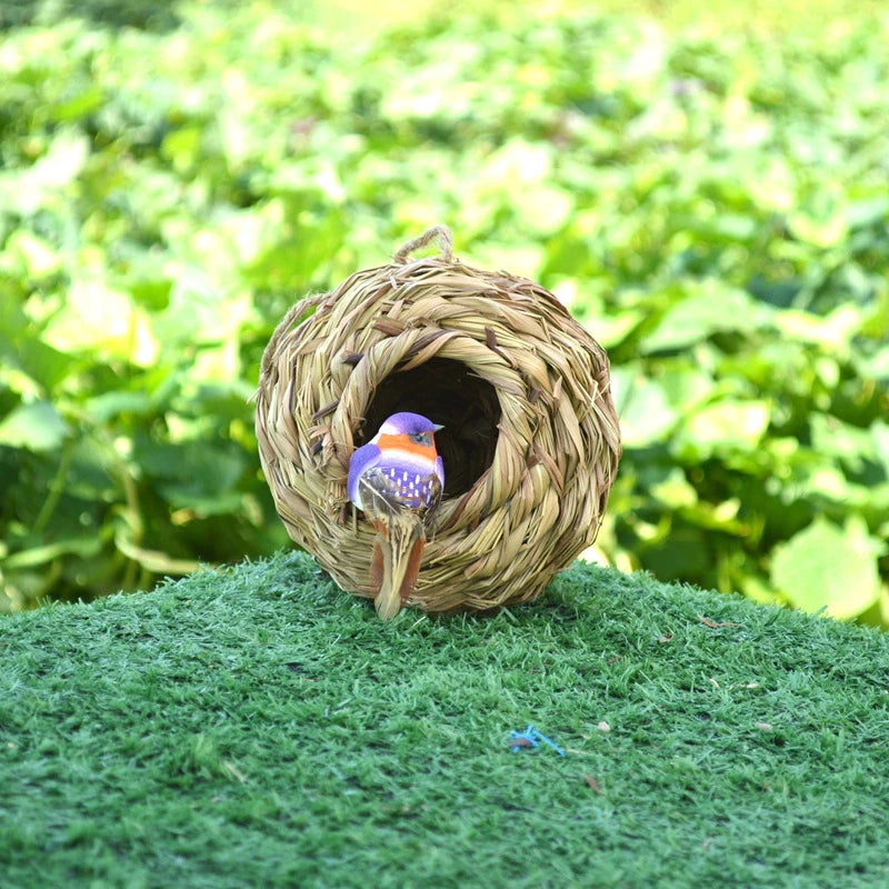 Straw Bird Nest - Natural Breeding & Roosting Nest