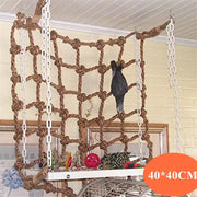 40×40cm Parrot Climbing Net - Exercise & Play Mesh