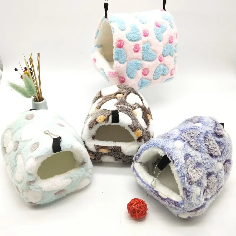 Soft & Warm Birds Hammock - Plush Hanging Bed
