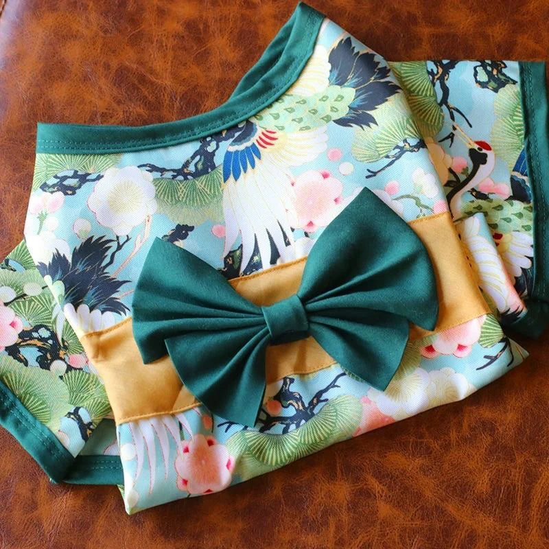 Kimono Style Outfit - Japanese-Inspired Pet Wear