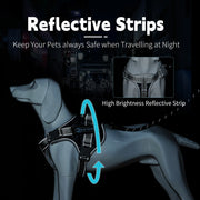 Large Dog Soft Adjustable Harness - Heavy-Duty Comfort
