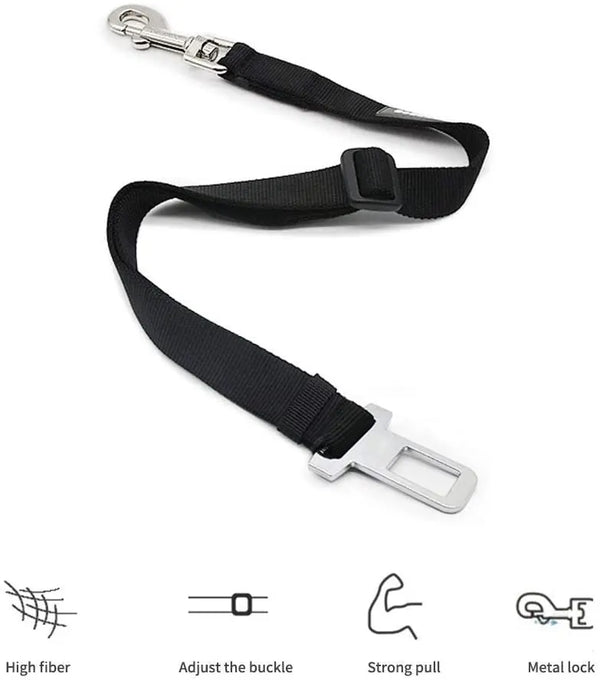 Adjustable Pet Car Seat Belt - Travel Safety Harness