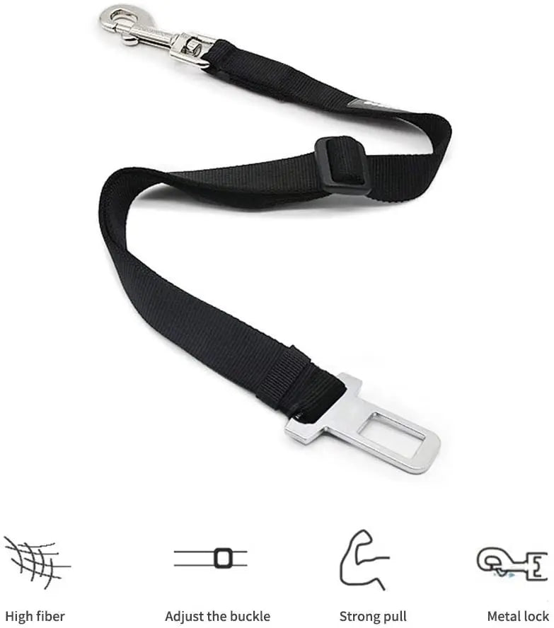 Adjustable Pet Car Seat Belt - Travel Safety Harness