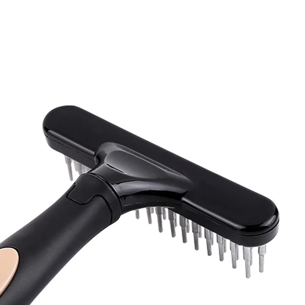 Double Row Deshedding Brush - Professional Grooming Tool