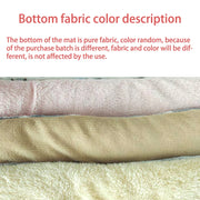 Double-Sided Round Dog Bed Mat - Reversible Comfort