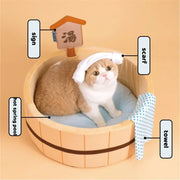 Japanese Cat Bed - Minimalist Design Comfort