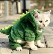Plush Dinosaur Costume - Prehistoric Pet Fun