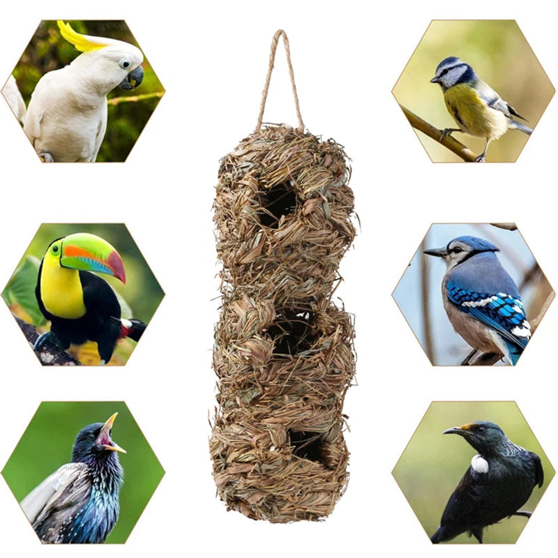 Straw Bird Nest - Natural Breeding & Roosting Nest