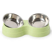 Double Pet Bowls - Dual Food & Water Station