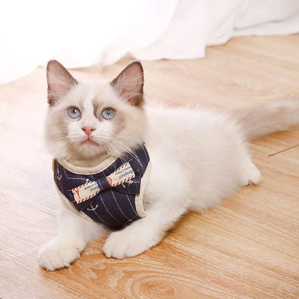 Cute Nylon Harness and Leash Set - Safe Walking Gear