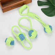 Dog Rope Ball Pull Toy - Interactive Tug & Fetch