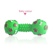 Rubber Chewing Toy with Squeaky Sound - Tough & Fun