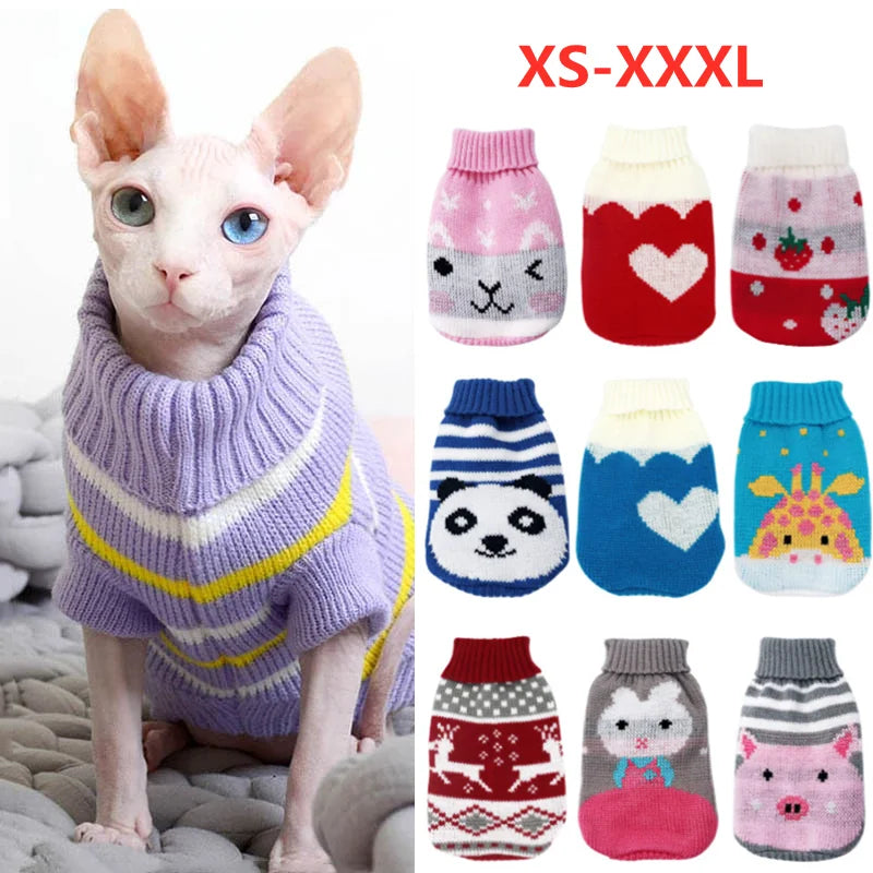 Christmas Dog Sweater - Festive Holiday Knit