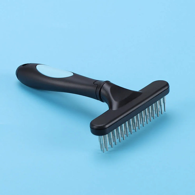 Double Row Deshedding Brush - Professional Grooming Tool