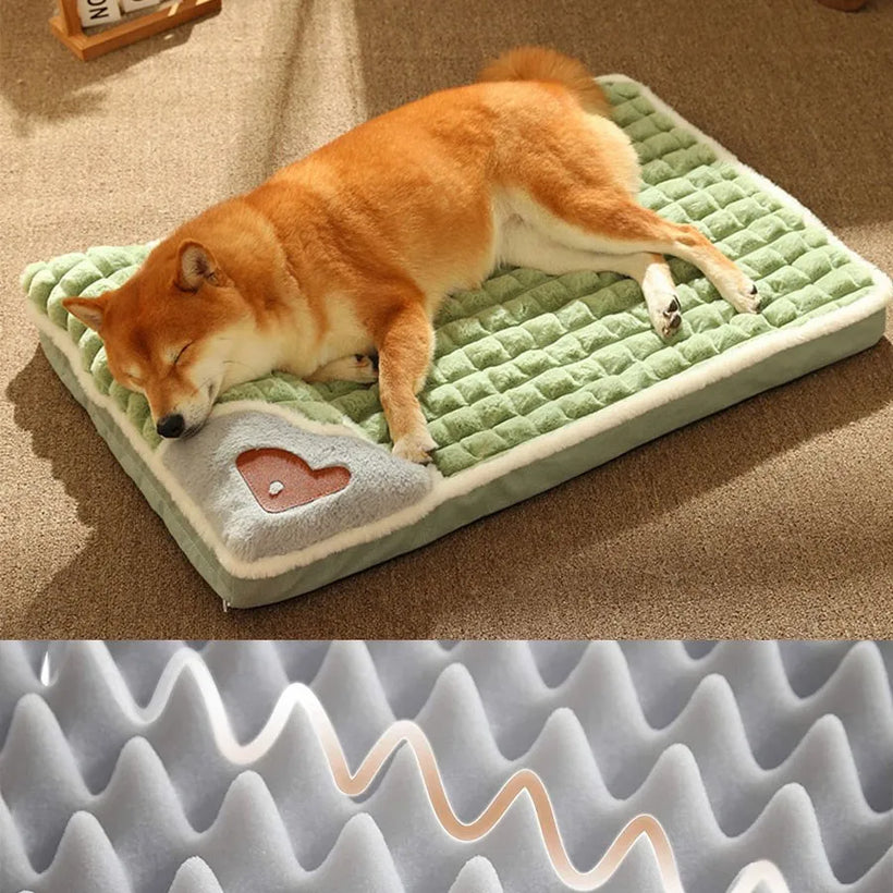 Detachable Cervical Spine Protector Pet Bed - Orthopedic