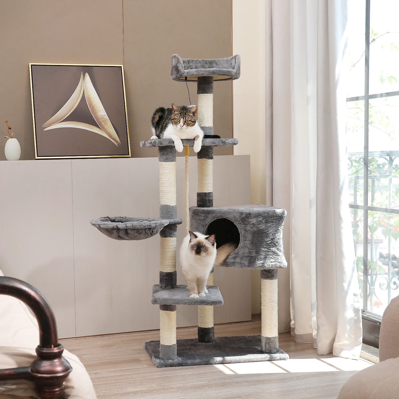 Cat Tree House - Multi-Level Activity Center