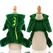 Plush Dinosaur Costume - Prehistoric Pet Fun