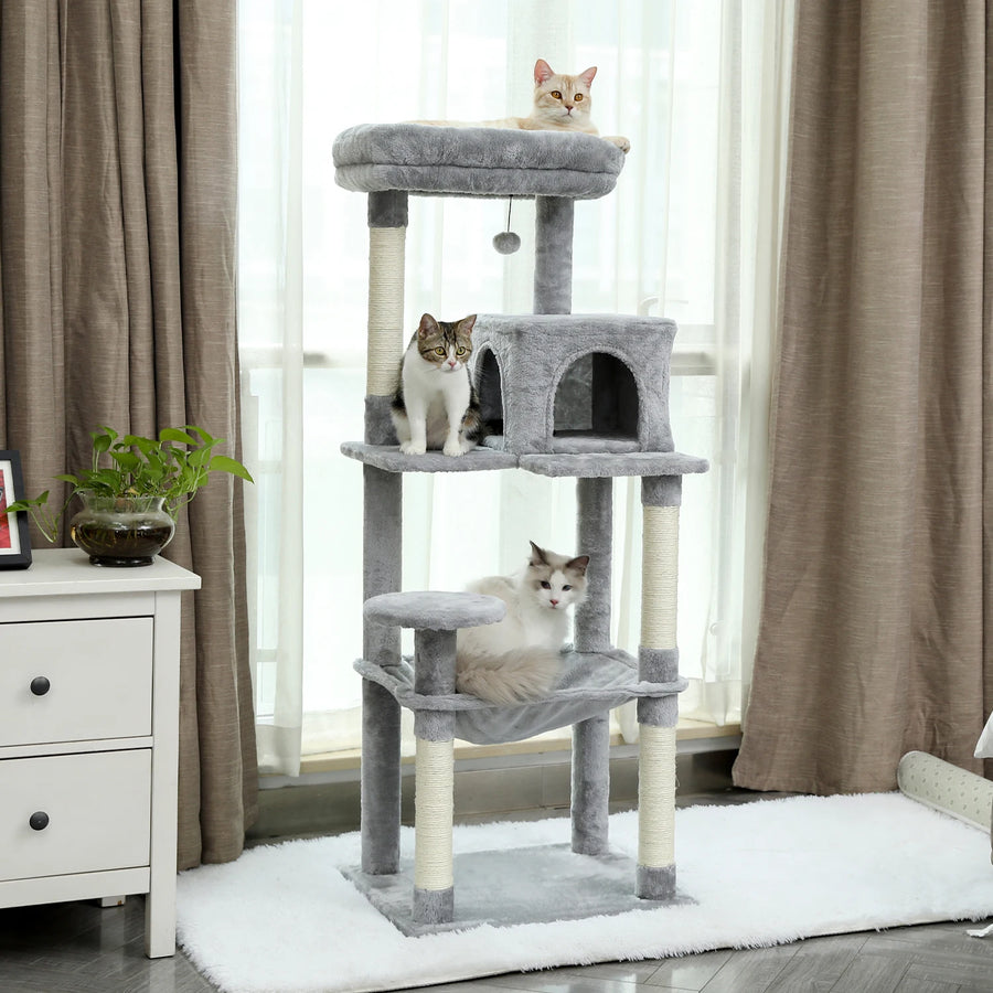 Cat Tree House - Multi-Level Activity Center